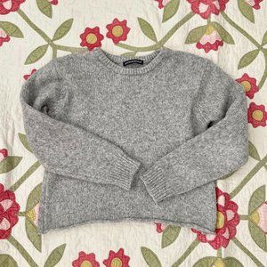 Brandy Melville Gray Knit Sweater